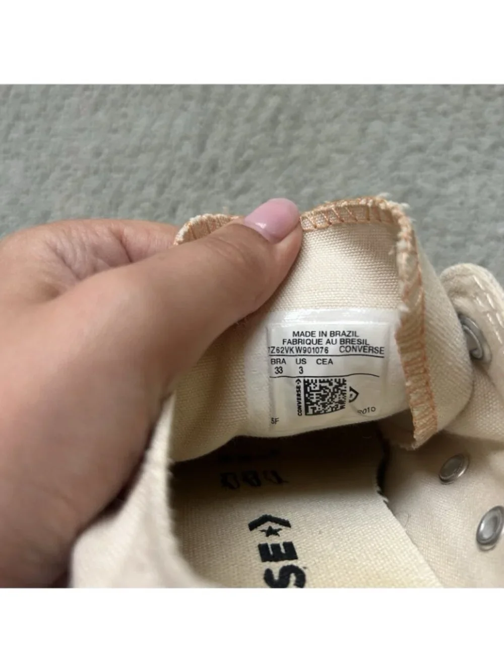 Converse Chuck Taylor All Star Platform Women's Size 5 Pink Beige Sneakers - Picture 10 of 10